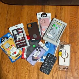 Assorted Phone Cases ALL INCLUDED 10 pieces…